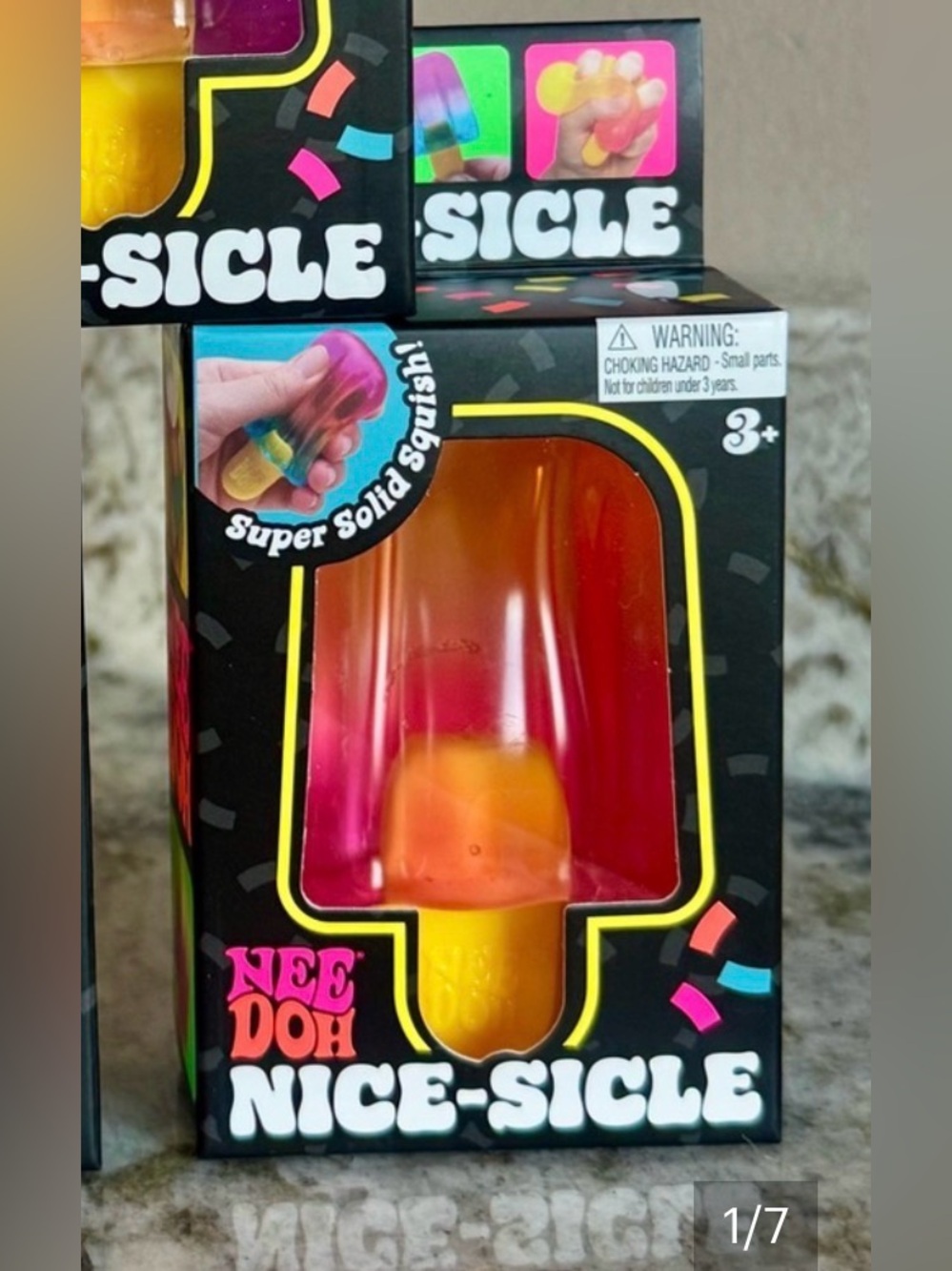 Authentic Needoh Nice-Sicle Popsicle Stress Toy - NeeDoh Brand Schylling